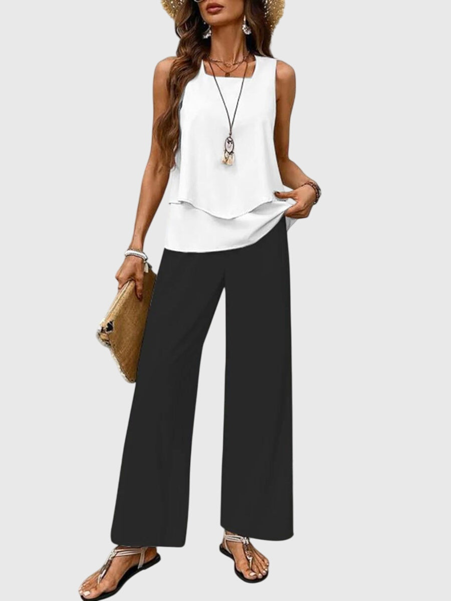Brenda™ | Conjunto de Dos Piezas Elegante de Verano