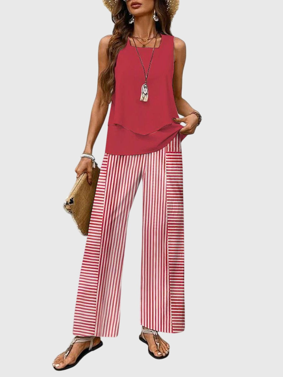 Brenda™ | Conjunto de Dos Piezas Elegante de Verano