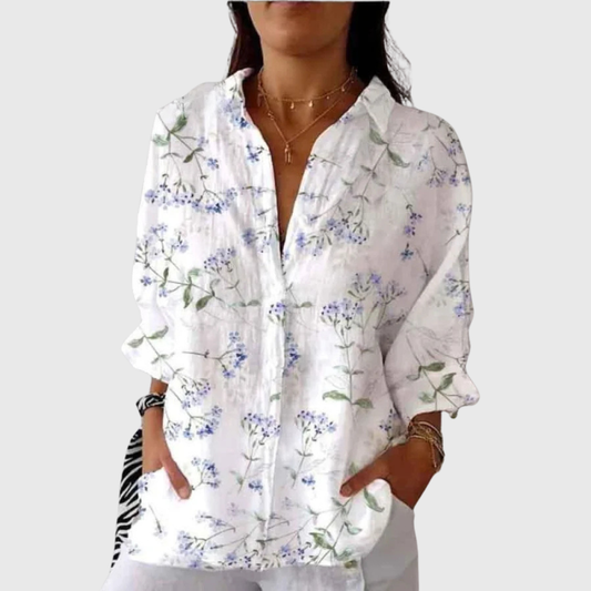 Blusa ligera y colorida con estampado