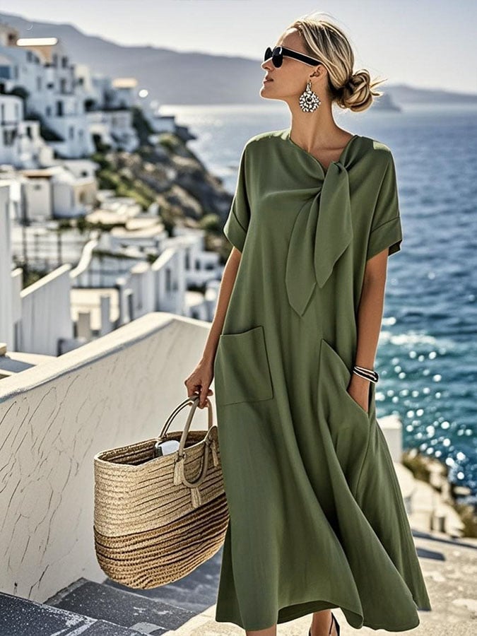 Mireille™ — Vestido de algodón fluido y veraniego