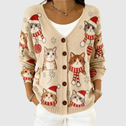 Catalina | Chaqueta de Punto con Botones