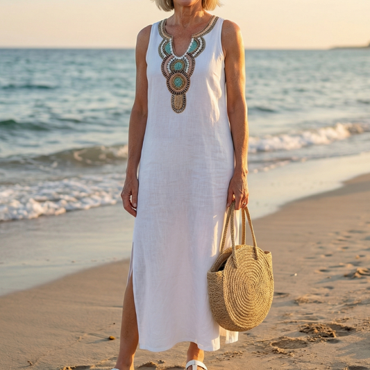Adriana Vestido Midi Vaporoso