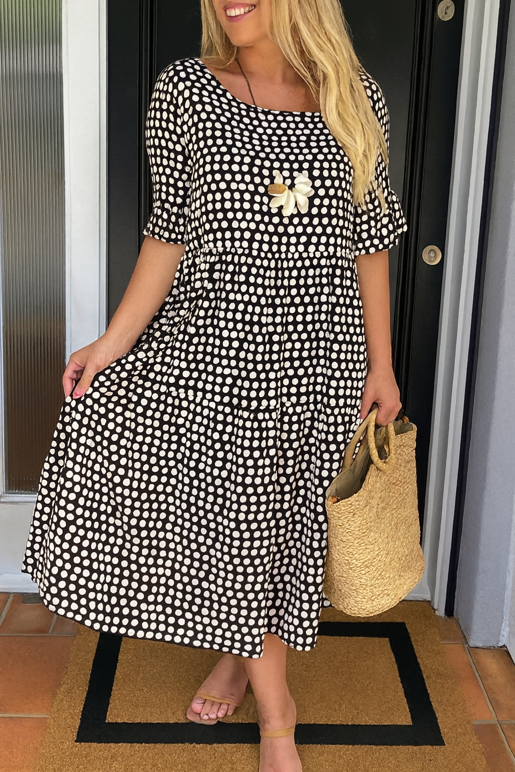 Noémie™ — Vestido midi fluido, elegante y natural