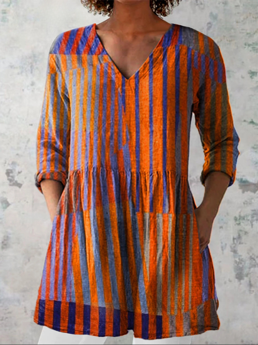 Patricia | Blusa Larga con Cuello en V