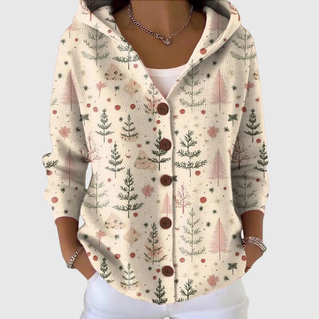 Mercedes | Chaqueta de Punto con Capucha