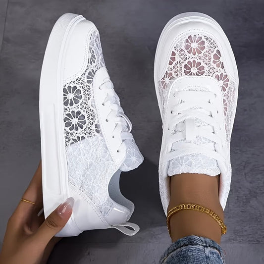 Adriana | Zapatillas de Flor de Encaje