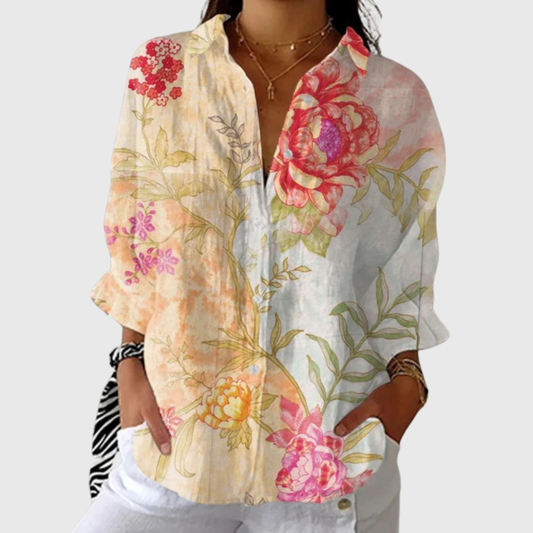 Blusa ligera y colorida con estampado