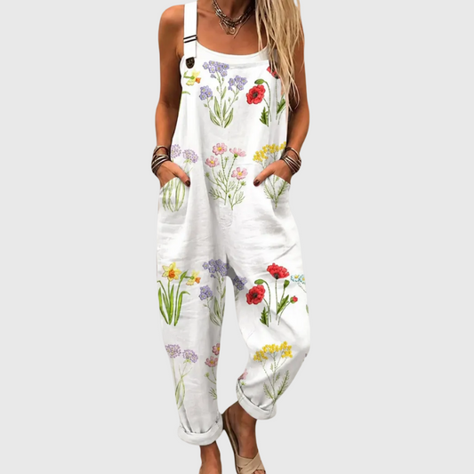 Peto Genoveva blanco estampado