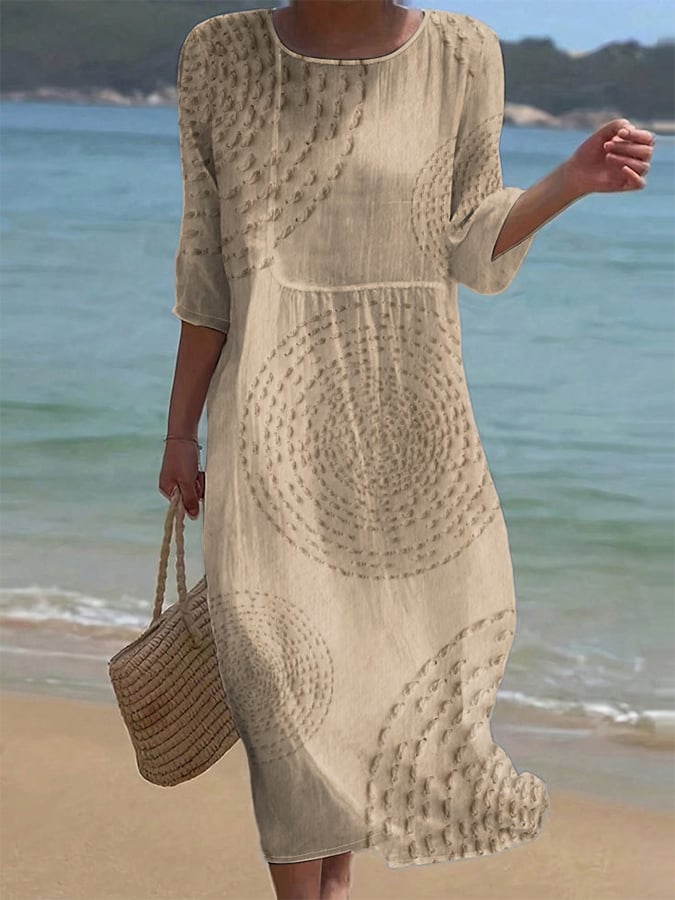 Améliane™ — Vestido midi elegante de detalles delicados