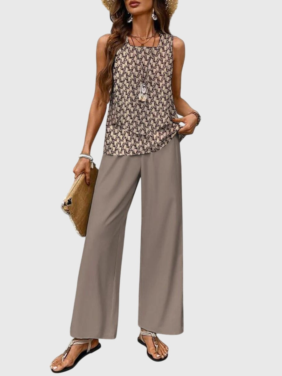 Brenda™ | Conjunto de Dos Piezas Elegante de Verano