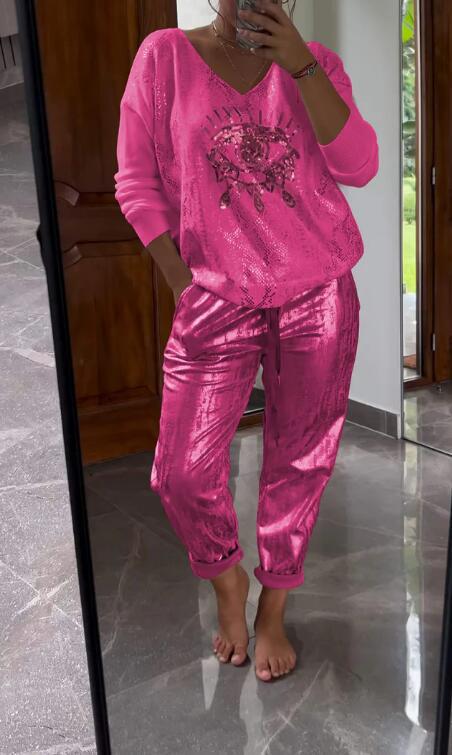 Arlise - Conjunto Casual Elegante de Dos Piezas