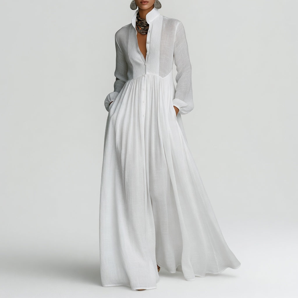 Élisa™ — Vestido maxi minimalista y refinado