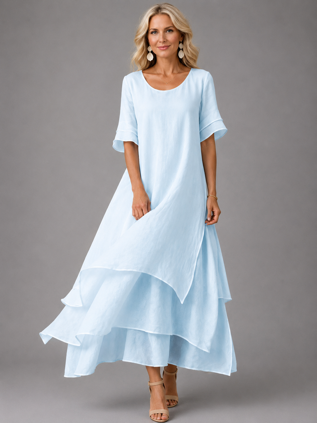 Liora™ | Vestido Maxi de Gracia Fluida