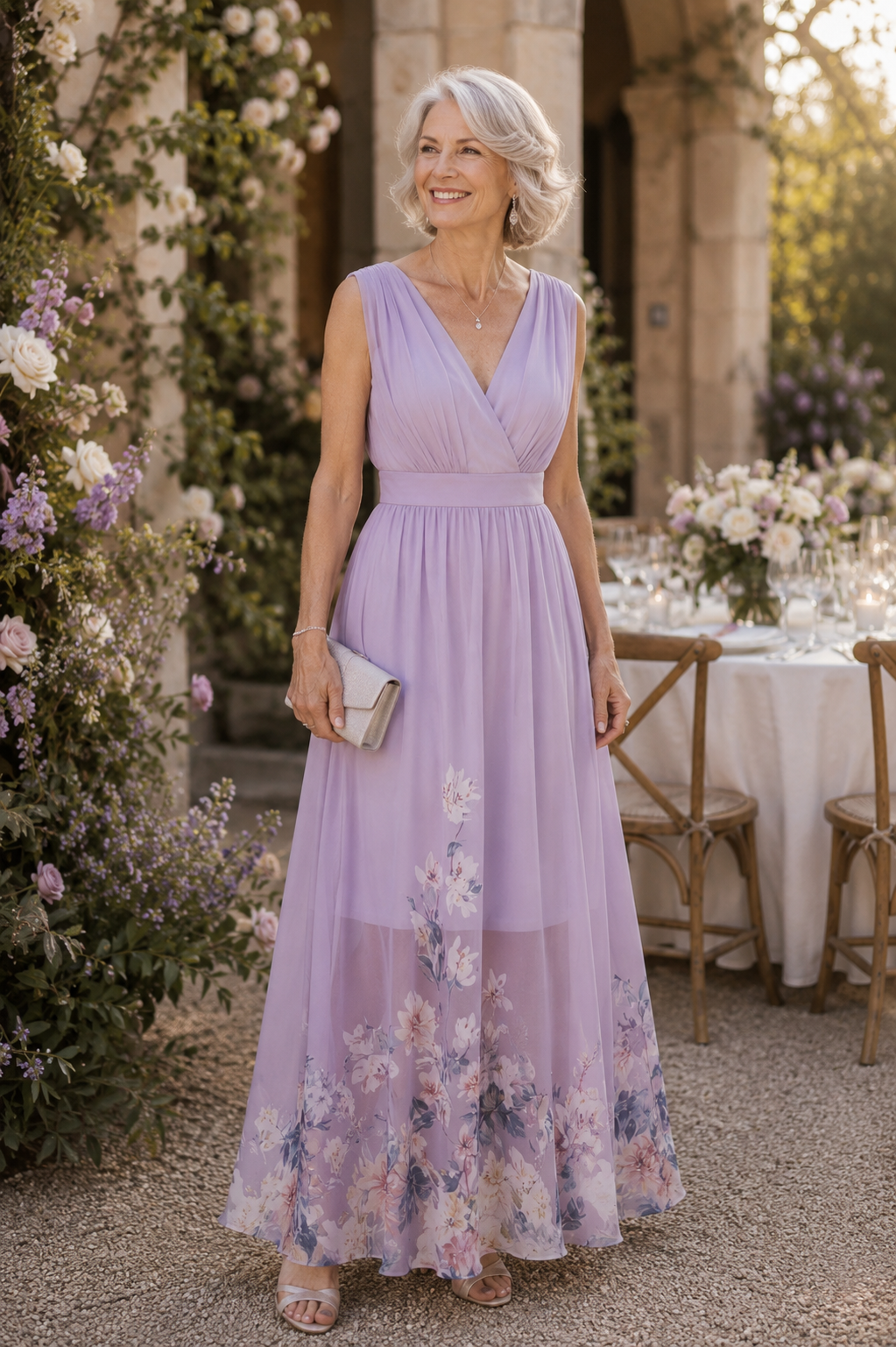 Mica | Vestido Maxi Sin Mangas en Línea A