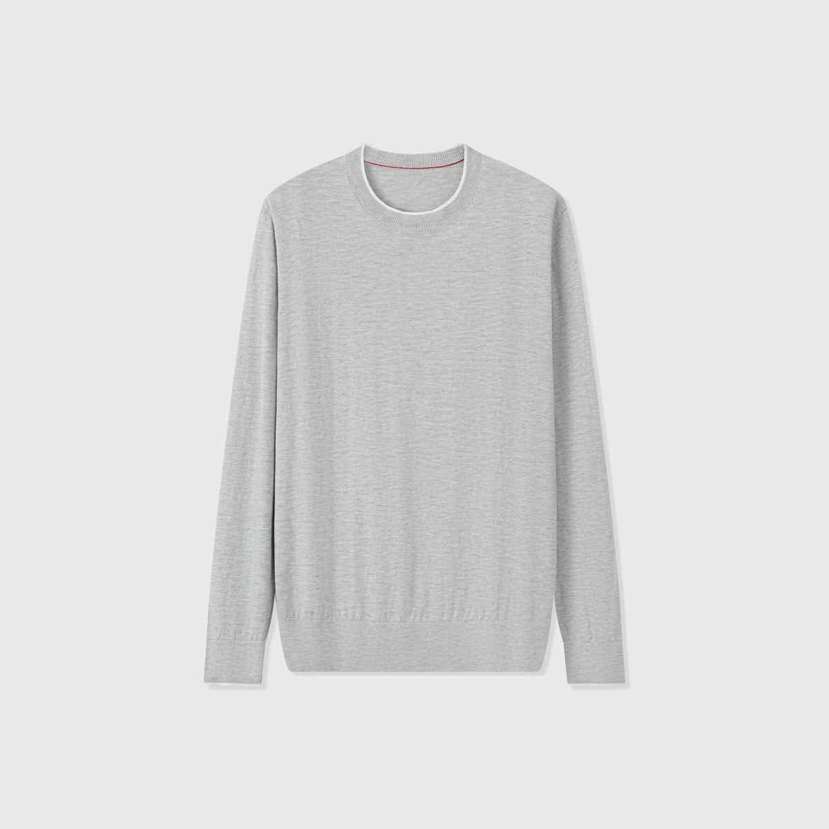 Scilla | Jersey de Cuello Redondo en Algodón y Seda