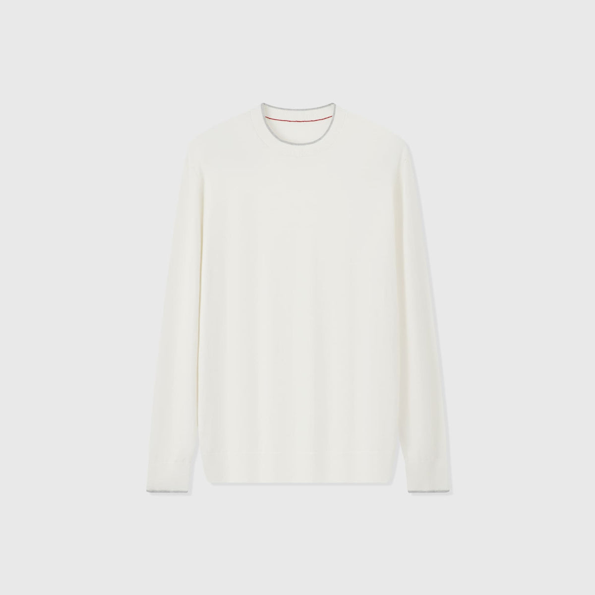 Scilla | Jersey de Cuello Redondo en Algodón y Seda