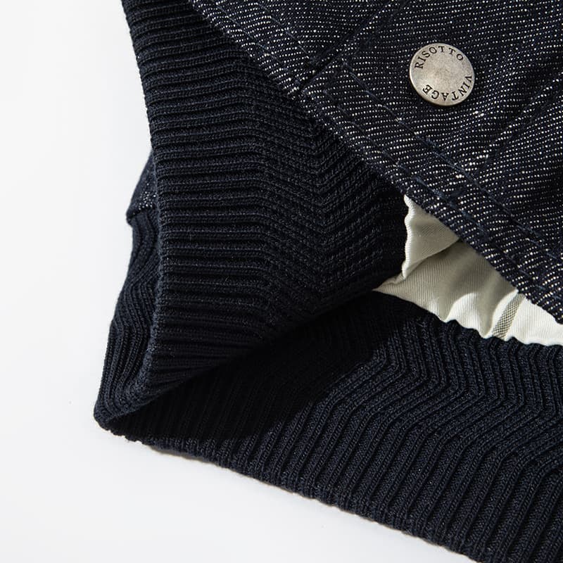 Winslow | Bomber de Denim Crudo