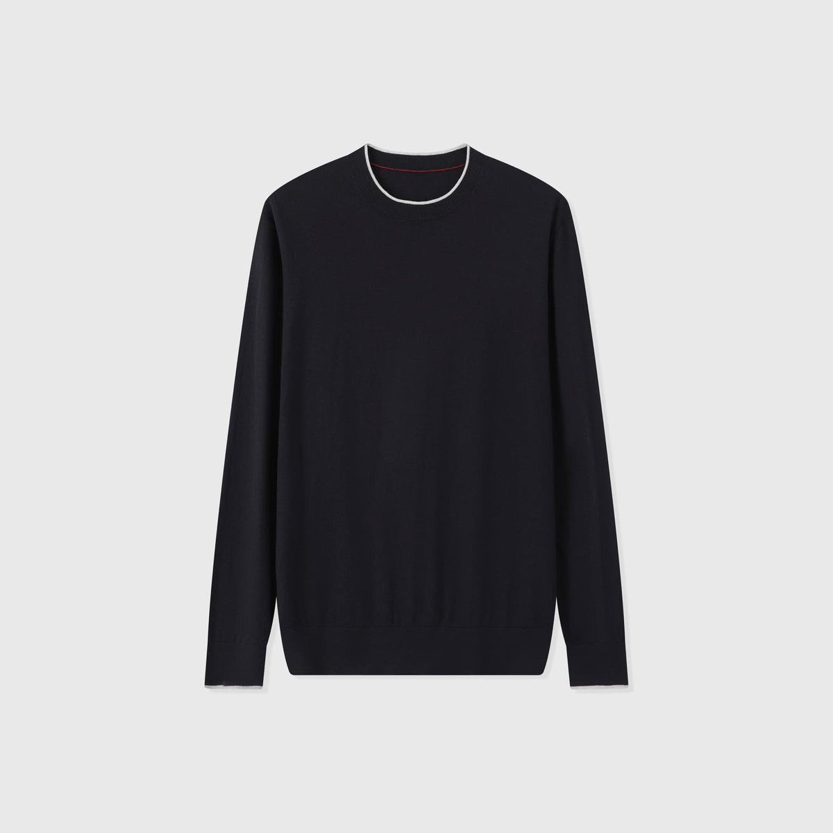 Scilla | Jersey de Cuello Redondo en Algodón y Seda