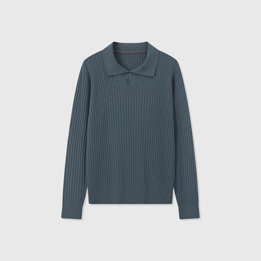 Vieste | Polo de Canalé en Mezcla de Lana