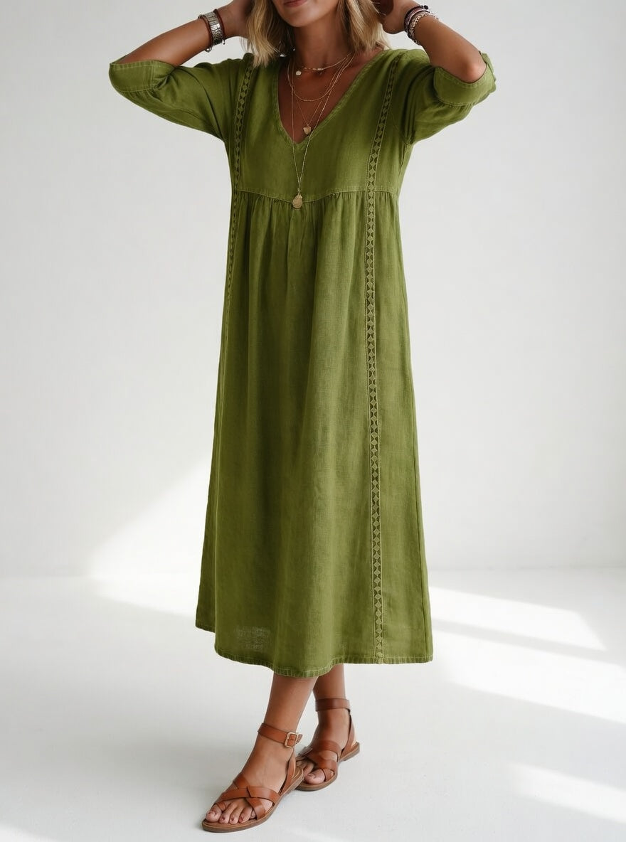 Lioréa™ — Vestido midi fluido, desenfadado y elegante