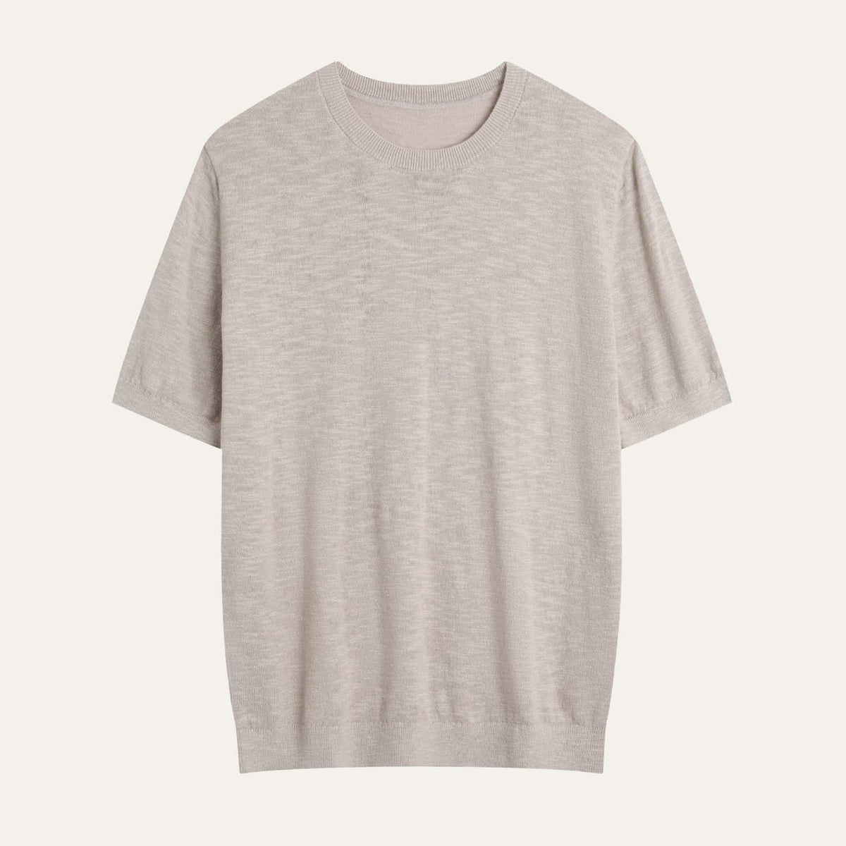Massa | Camiseta de Punto en Lino y Algodón