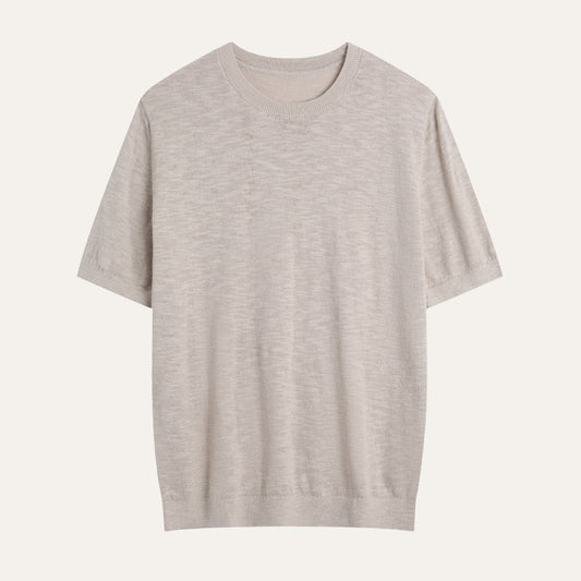 Massa | Camiseta de Punto en Lino y Algodón