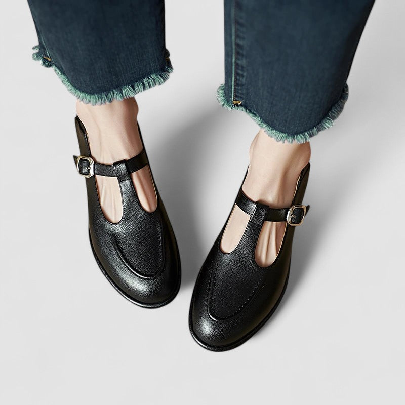 Camila | Zapatos Mary Jane con Tacón Bajo