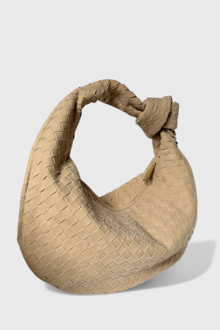 Lila | Bolso Mediano Woven con Detalle de Nudo