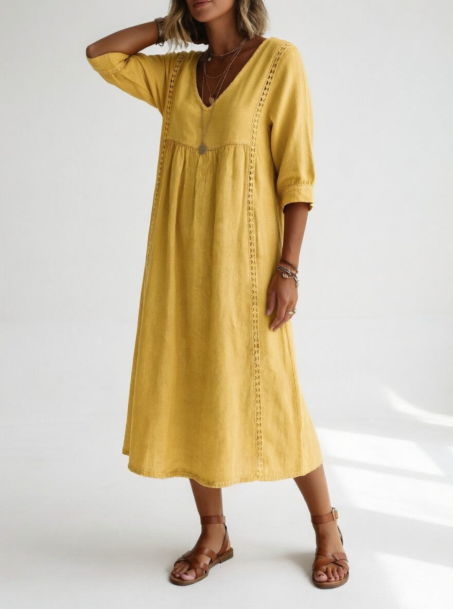 Lioréa™ — Vestido midi fluido, desenfadado y elegante