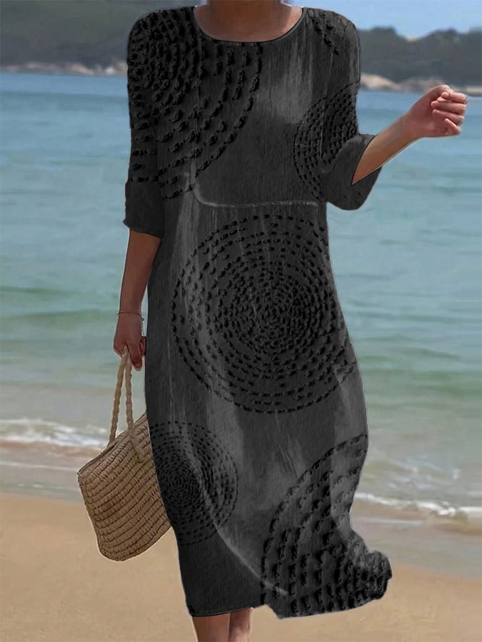 Améliane™ — Vestido midi elegante de detalles delicados