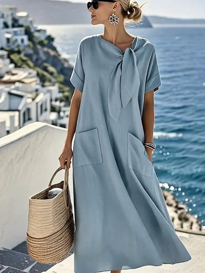 Mireille™ — Vestido de algodón fluido y veraniego