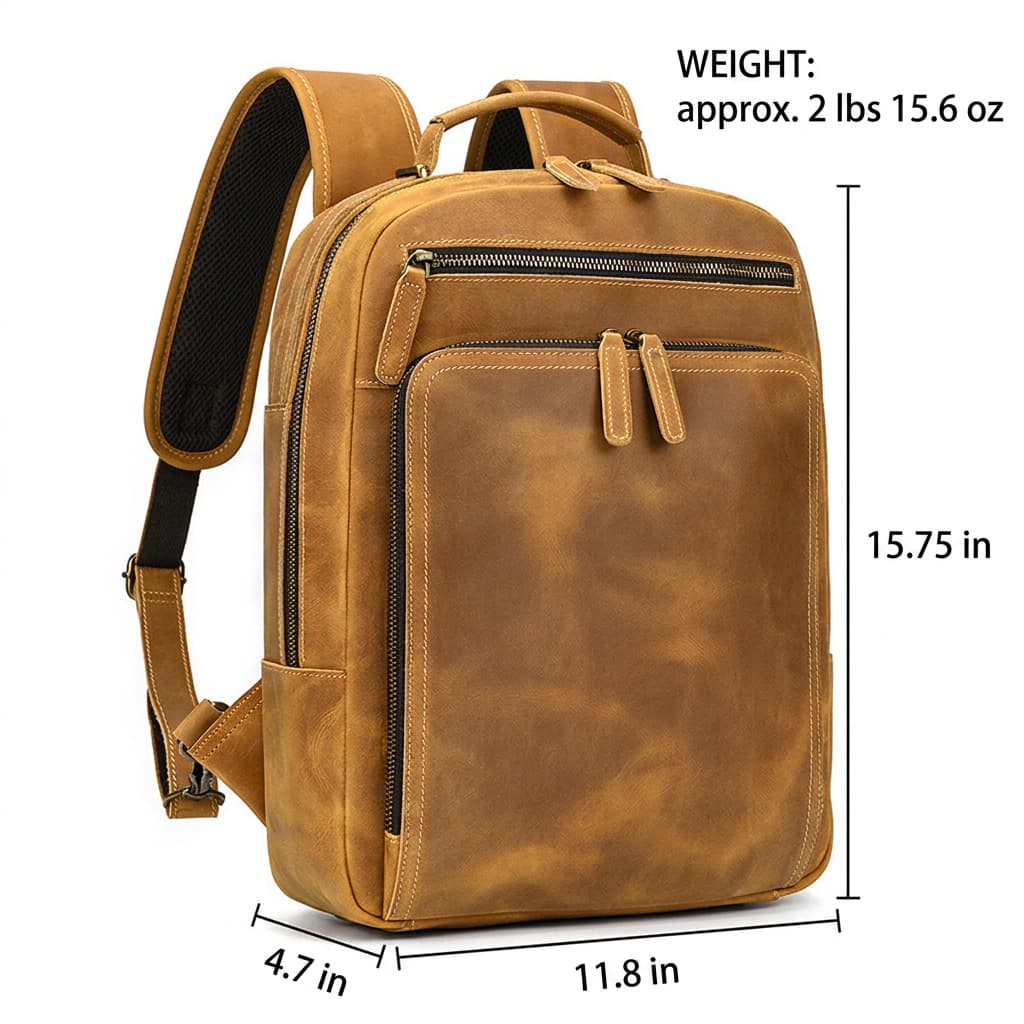 Radnor | Mochila de Piel para Portátil